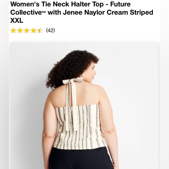 Jenee Naylor Future Collective Fitted Tank - Picture 3 of 8